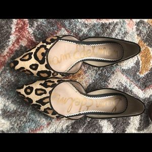 Sam Edelman Rodney Calf Hair Leopard Print Flat